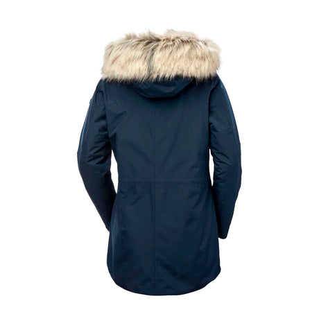 helly hansen naisten parkatakki navy selkä