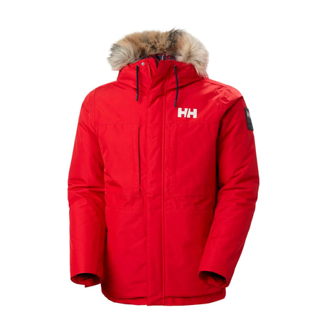 helly hansen parkatakki punainen