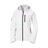 helly hansen naisten crew hooded jacket 2.0, valkoinen