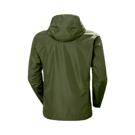 hh vedenpitävä takki, utility green, selkä