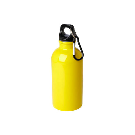 keltainen teräksinen juomapullo 0,4L