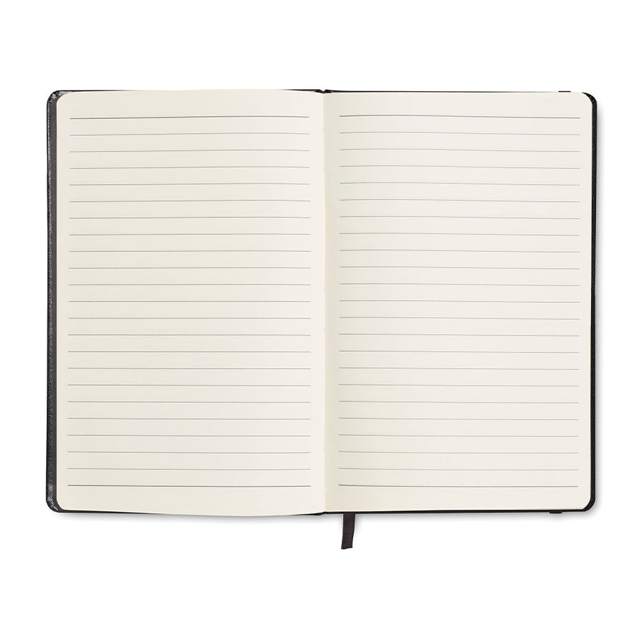 kovakantinen muistikirja a6 viivoitettu paperi