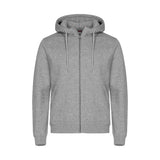 meleerattu harmaa clique Miami Hoody Full Zip
