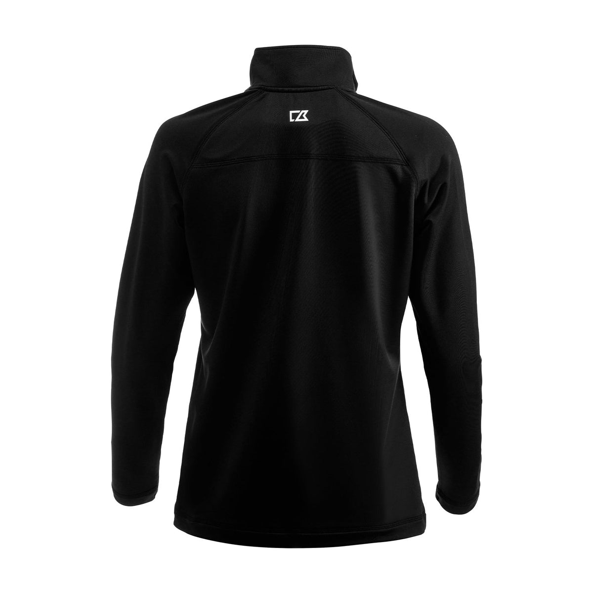 musta Coos Bay Half Zip Ladies, selkä