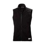 musta helly hansen naisten softshell-liivi