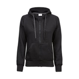 musta naisten tee jays fashion huppari vetoketjulla