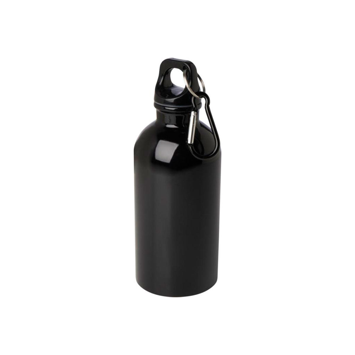 musta teräksinen juomapullo 0,4L