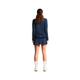 naisten Craft Evolve 2.0 Brushed Hood Jacket, tummansininen, selkä