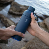 ocean bottle original 500 ml, tummansininen, merensininen