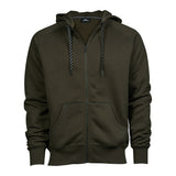 tumma oliivi tee jays fashion full zip hood huppari vetoketjulla