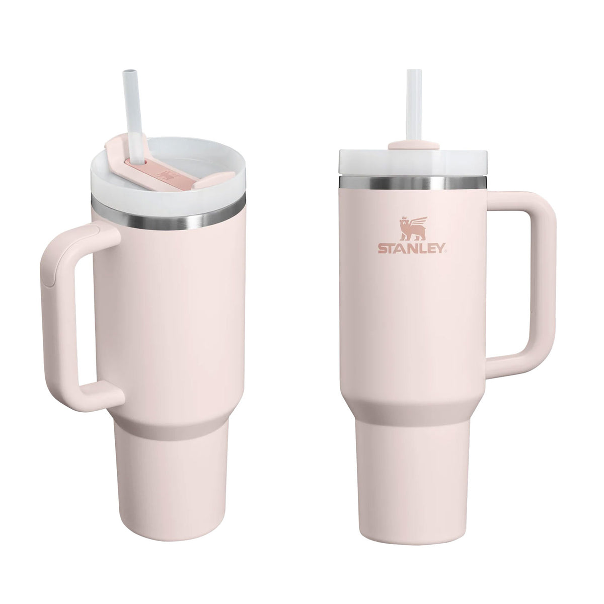 stanley cup muki pinkki, rose quartz quencher