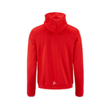 punainen craft Evolve 2.0 Brushed Hood Jacket, selkä