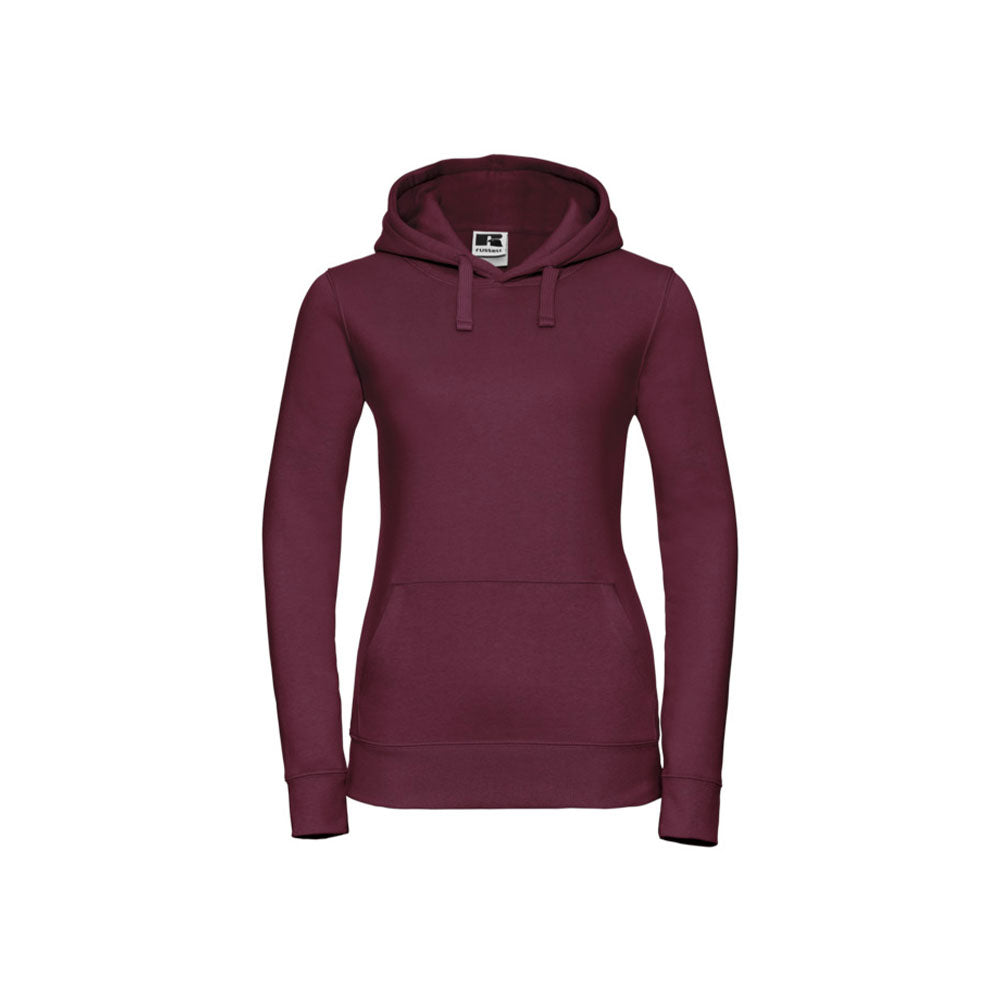 russell authentic naisten huppari, burgundy, viininpunainen