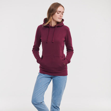 russell authentic naisten huppari, viininpunainen (burgundy)