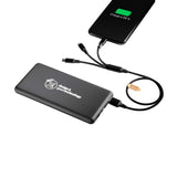 scx.design 8000 mAh aurinkokenno varavirtalähde, 3-1in-1 latauskohto