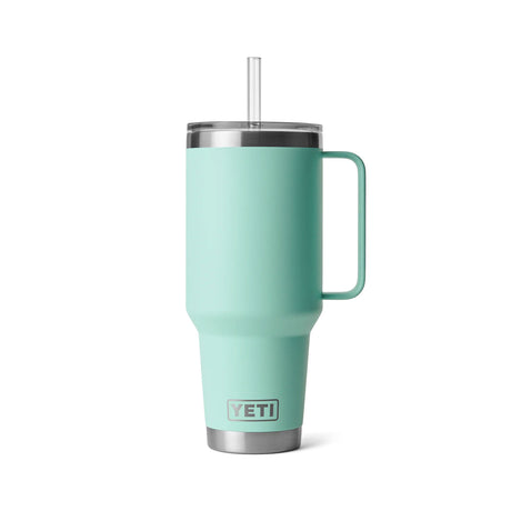 seafoam mintunvihreä yeti rambler straw mug 1,2L termosmuki pillillä