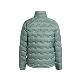 tenson TXlite Shibui Down Collar Jacket Men harmaanvihreä selkä