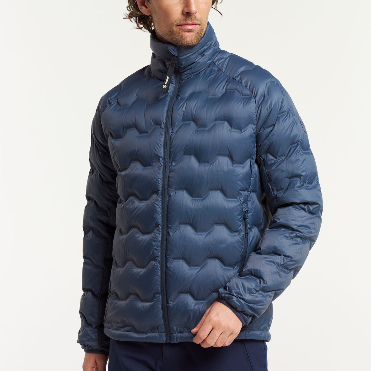 tenson TXlite Shibui Down Collar Jacket Men tummansininen kevytuntuvatakki