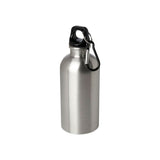 teräksinen juomapullo 0,4L, teräksen hopea