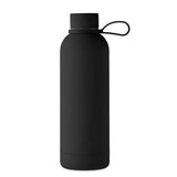 teräksinen juomapullo termos 500 ml musta
