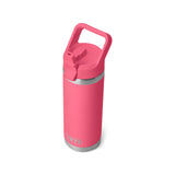 tropical pink Yeti Rambler juomapullo pillillä 532 ml