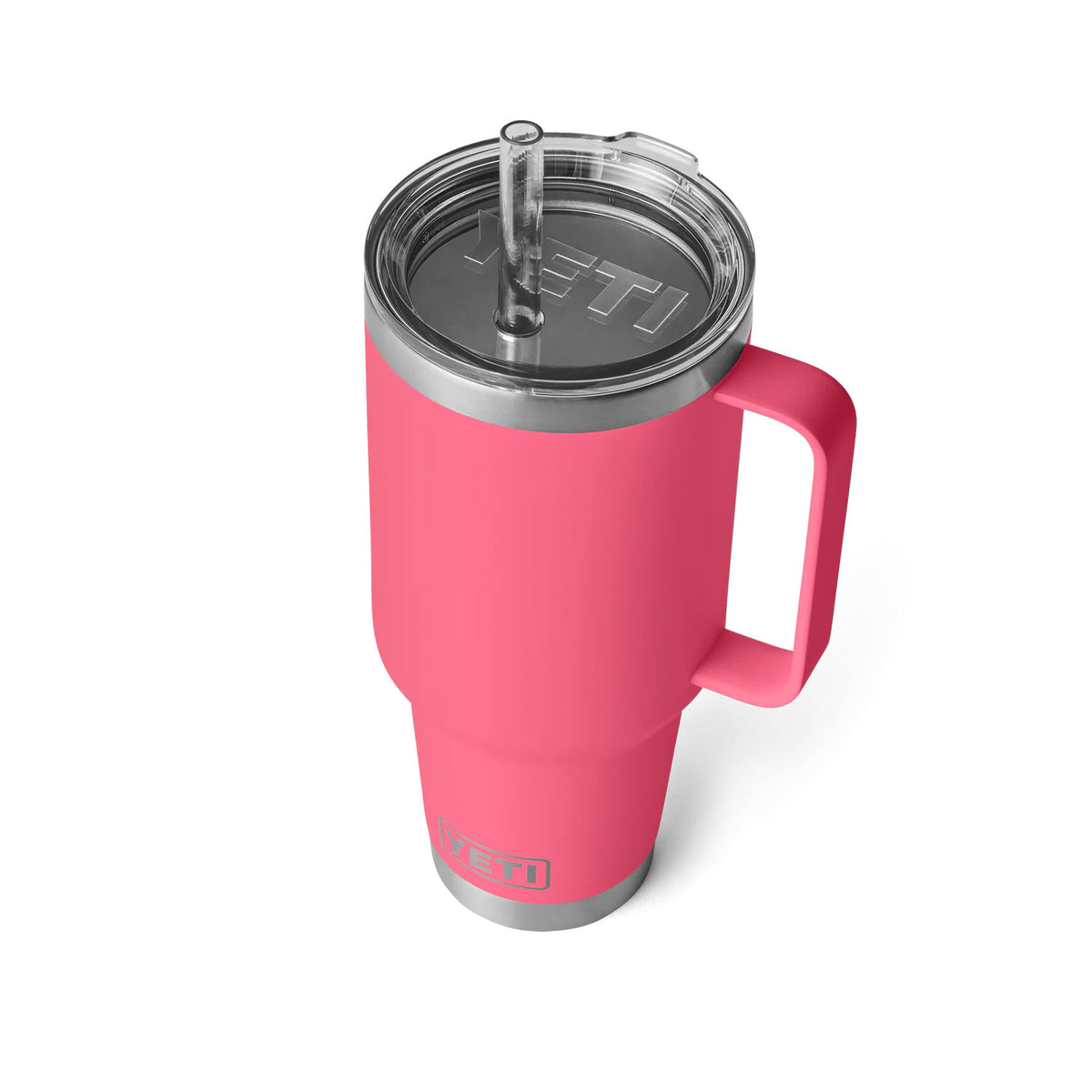 tropical pink yeti rambler straw mug 1,2L