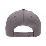 tummanharmaa Baseball snapback lippis, lippiksen takaosa