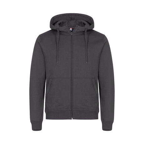 tummanharmaa clique Miami Hoody Full Zip
