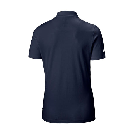 tummansininen Helly Hansen Crew Technical polo naisten pikeepaita, selkä