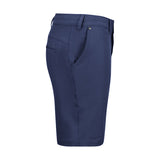 tummansininen New Salish Shorts, oikea sivutasku, sivuprofiili