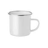 valkoinen emalimuki 350 ml