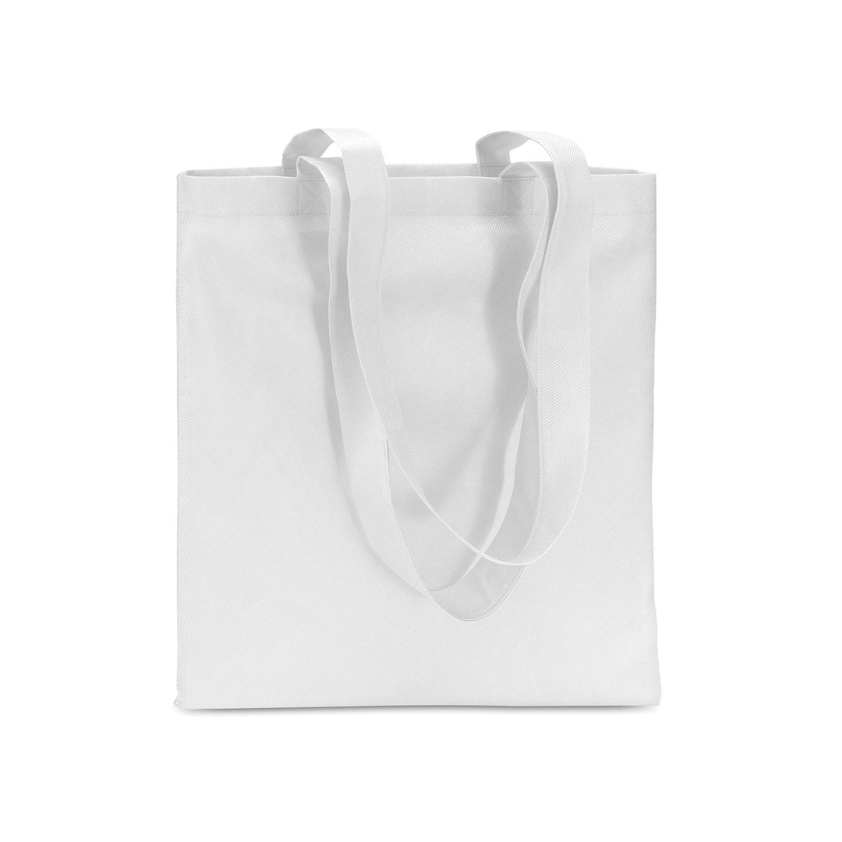 valkoinen non woven kassi