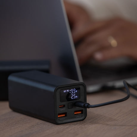 varavirtalähde läppärille, 20000mah, 70w, usb c, usb a