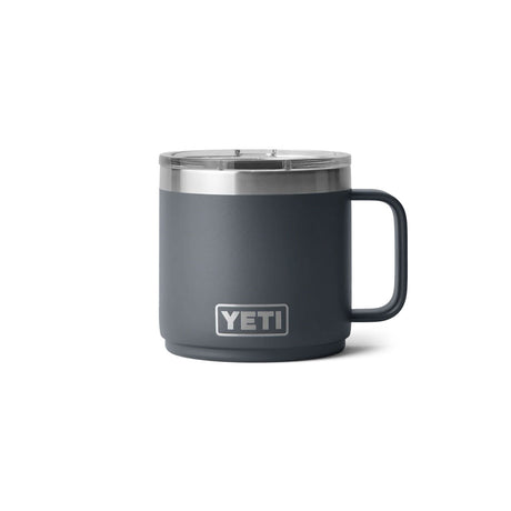 Yeti Rambler 14oz 414ml Stackable Mug, charcoal tummanharmaa