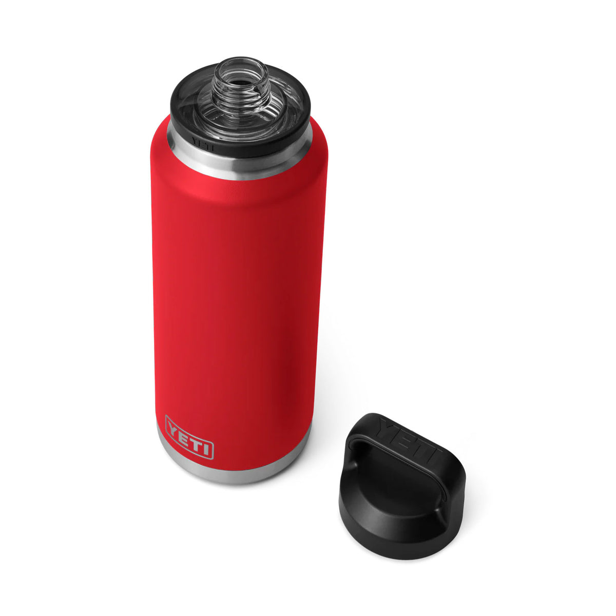 yeti rambler 46oz 1,3L bottle, punainen