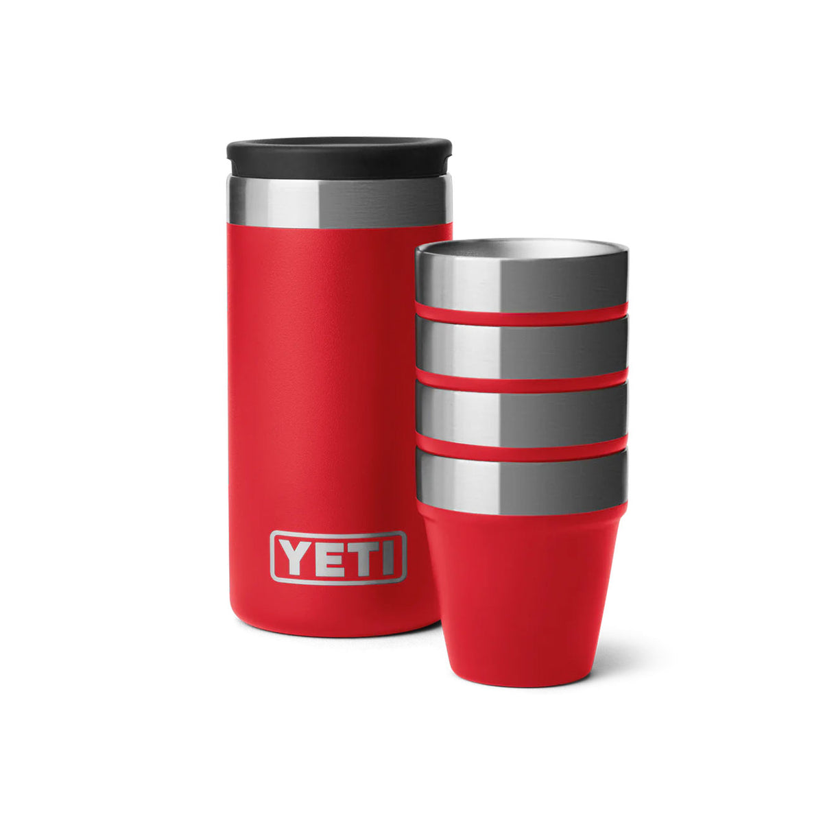 yeti shottilasit teräs, punainen